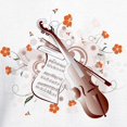 thumbnail image 3 of CafePress - Floral Violin Hooded Sweatshirt - Pullover Hoodie, Hooded Sweatshirt, 3 of 4