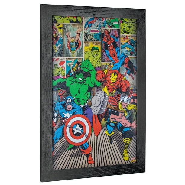 American Art Decor Licensed Marvel Comics Avengers Comic Book Wall Art