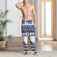 thumbnail image 2 of Fotbe Sea Underwater Animals1 Pantalones de Pijama para Hombre, Pantalones de Dormir, Pantalones de Casa con Cintura Ajustable y Bolsillos-3X-Large, 2 of 6