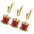 thumbnail image 4 of MOVTOTOP Mini Musical Instrument Set for Decor Assorted Color Smooth Surface Durable PP Material 3 Sets, 4 of 7