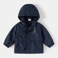 thumbnail image 2 of vdgthytj Little Kids Clothes Long Sleeve Hooded Windbreaker Full Zip Waterproof Rain Jacket Fall Lightweight Hiking Outwear with Pockets, 2 of 7