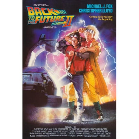 Back To The Future Part 2 Movie Poster Print - 27 x 40
