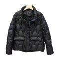 thumbnail image 5 of Chaqueta corta ligera de plumón de pato blanco para mujer, chaqueta holgada a la moda, chaqueta en V completa a juego para hombres pequeños, 5 of 5