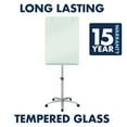 thumbnail image 2 of Quartet Infinity Glass Dry-Erase Board Presentation Easel, Magnetic and Portable, 24" x 36", Silver Base, 2 of 7