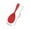 Red, variant on Hanging Silicone Rice Spoon Kitchen Ladle Non-stick Saucepan Electric Rice Cooker Cooking Scoop with Holes Household Items