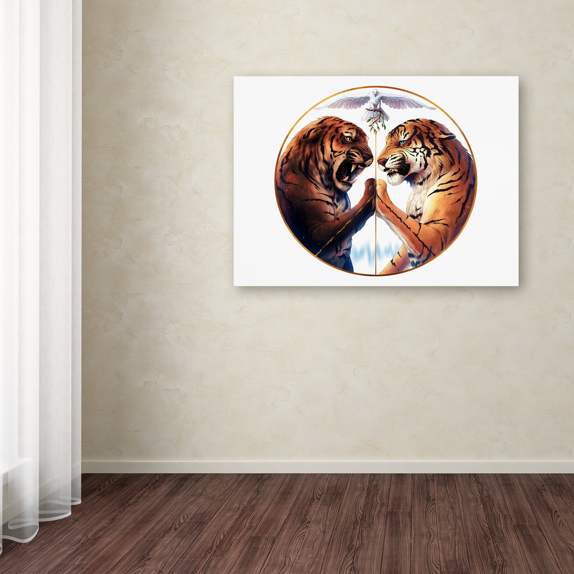 Trademark Fine Art 'Peace' Canvas Art by JoJoesArt