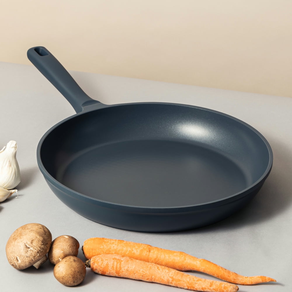 Thyme & Table 12" Non-Stick Diecast Fry Pan - Atlantic Blue