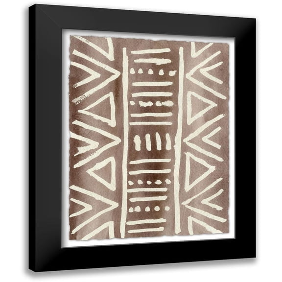 Moore, Regina 12x14 Black Modern Framed Museum Art Print Titled - Ancestral Marks I