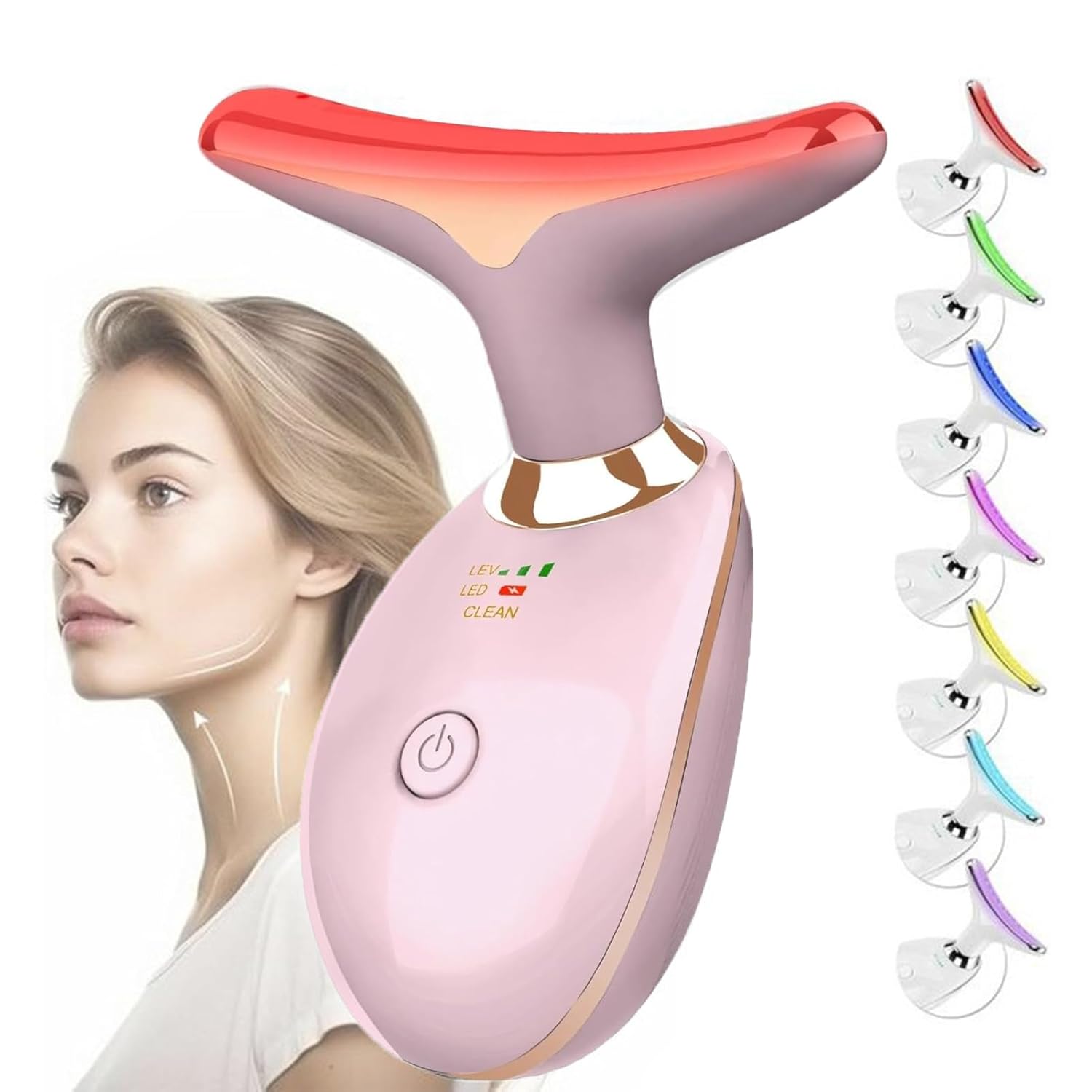 Aurora Skin 7-in-1 LED Facial Sculptor, 2026 New Aurora Facial Sculptor for Face and Neck, Portable Beauty Skin Care Tools, Aurora Skin Facial Massager for Skin Care, Firming, Smoothing