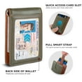 thumbnail image 5 of Serman Brands Money Clip Slim Wallet | Mens Wallets Thin Front Pocket | RFID Blocking Card Holder | Minimalist Mini Bifold Wallet | Salted Green, 5 of 6