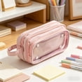 thumbnail image 7 of Pencil Pouch with Compartments, Ongmies Large Capacity Detachable Marker Organizer, Pen Pencil Case, Make Up Case, 7 of 7