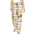 thumbnail image 2 of Kdxio Women's Comfy Stretch Cute Bee GnomePrint Drawstring Pajama Pants-Medium, 2 of 9