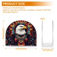 thumbnail image 4 of Yayeee Napkin Holder for Table Set of 2 Kitchen Paper Tissue Organization, Brown Abstract Eagle, 4 of 8