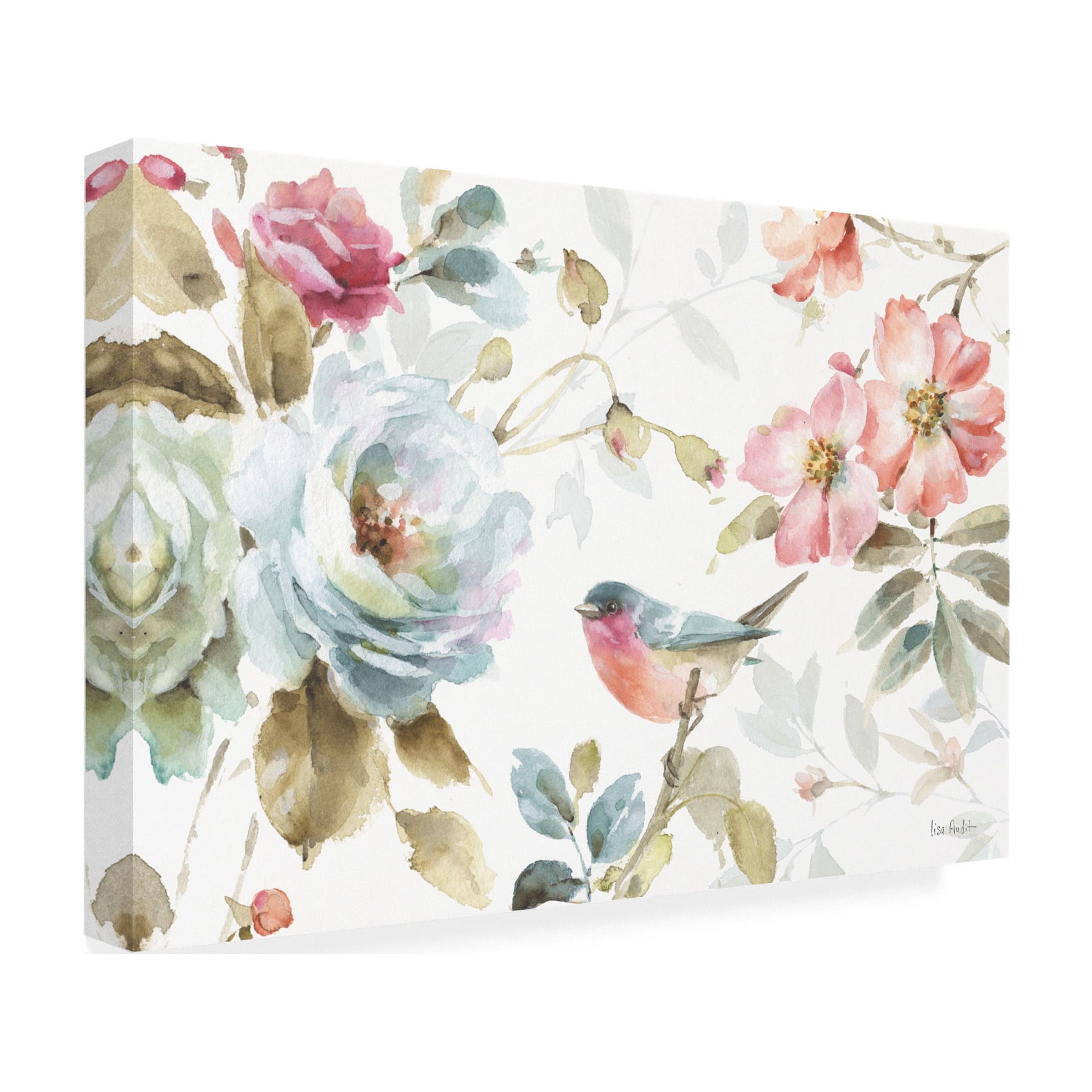 Trademark Fine Art Lisa Audit Beautiful Romance IV Canvas Wall Art - 30x47