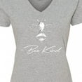 thumbnail image 4 of Inktastic Bee Kind Cute Bee Women's V-Neck T-Shirt, 4 of 5