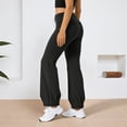 thumbnail image 2 of WERYOUNG High Waist Workout Pants For Women Soft Stretchy Yoga Trousers With Pockets Athletic Running Tights Leggings Versatile Bottom L, 2 of 6
