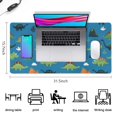 thumbnail image 5 of Long Mouse Pads for Desk,Blue Cartoon Dinosaurs Mountains Pattern Desk Mats on Top Of Desks, Desk Mouse Pad Extra Large with 3mm Non-Slip Base and Stitched Edge for Gaming,Office,Work,Home 31.5"x15.7", 5 of 6