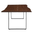 thumbnail image 3 of 96 Inch Dining Table, Brown Black, Wood, Rectangular, Kitchen Cafe Bistro Hospitality Restaurant, Modern Contemporary HB34394, 3 of 10