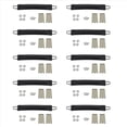 thumbnail image 1 of 10X Manija para Maleta, Maleta para Maleta Manija Flexible de 25 cm Correa de Repuesto Manija Reemplazo del Manejar, 1 of 8
