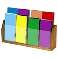 thumbnail image 2 of Wooden Mallet 8 Pocket Brochure Display in Mahogany, 2 of 3
