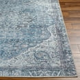 thumbnail image 5 of Hauteloom Dezso Living Room, Bedroom Machine Washable Area Rug - Traditional - Blue, Ice Blue, Black - 18" Sample, 5 of 9