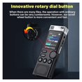 thumbnail image 3 of Dual-Core AI Noise Reduction Digital Voice Activated Recorder,Audio Recording Device with Playback, 3 of 6