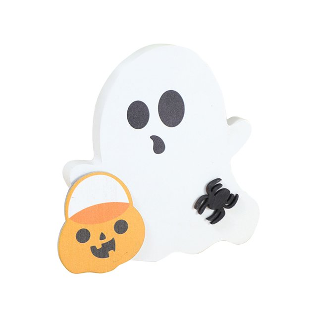 Decoración De Halloween Decoraciones De Halloween Lindo Fantasma Decoraciones De Halloween Para Interiores Decoraciones Espeluznantes Bandeja De Madera Con Gradas Decoración L(Buy 2 Get 1 Free