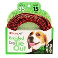 thumbnail image 1 of MPP Braided Poly Rope Dog Tie-Out Strong Lightweight Teather Holds 35lbs Choose Size (15 Feet), 1 of 1