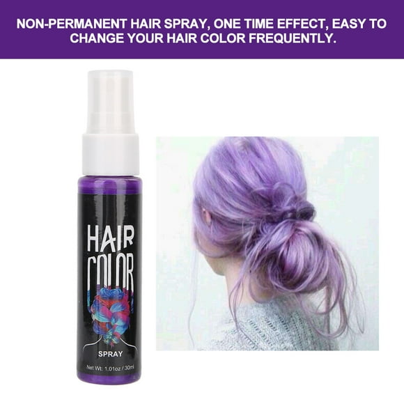 Temporary Hair Styling Spray,30ml Fast Drying Non Greasy Hair Color for Club Party,Washable Hair Color Spray for