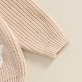 thumbnail image 6 of Okbabeha Baby Christmas Sweaters Cute Long Sleeve Letter Embroidery Knit Pullover Toddler Kids Girls Boys Winter Holiday Top, 6 of 7