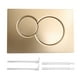 thumbnail image 1 of Placa de Accionamiento de Doble Descarga para Tanques de Agua de Inodoro Sigma01, Botón Pulsador de Tanque Oculto con Revestimiento Dorado, 1 of 9