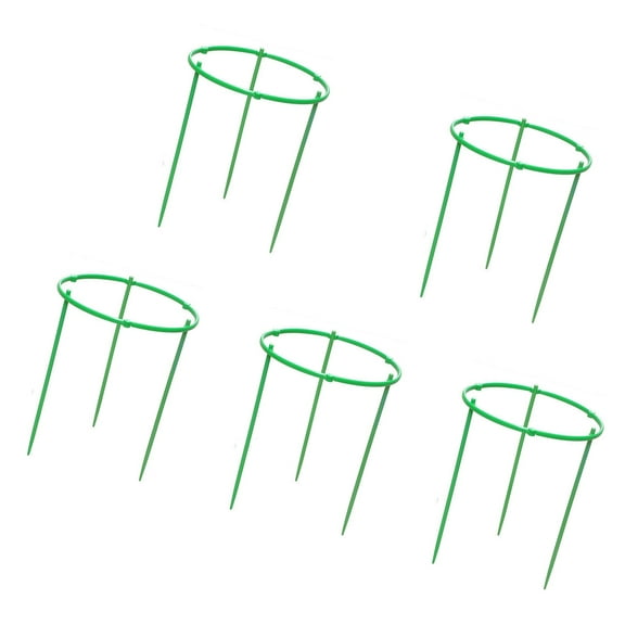 Set of 5 Plant Stake Tower for Raised Garden Bed Adjustable Plant Cages Support for Indoor and Outdoor Use