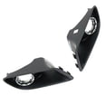 thumbnail image 3 of Par de embellecedores plateados para faros antiniebla delanteros, accesorios elegantes para automóviles, 3 of 9