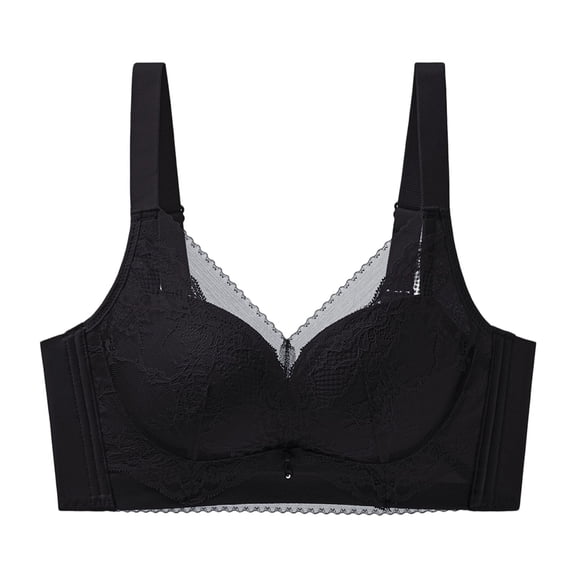Gytharion Women's Soild Color Lace Wireless Bras Push-up Breathable Underwear Bras Lightly Comfortable Bras,34A/B-40A/B