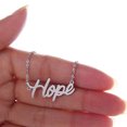 thumbnail image 3 of Hope Name Pendant Necklace Stainless Steel Jewelry Valentine Gift, 3 of 3