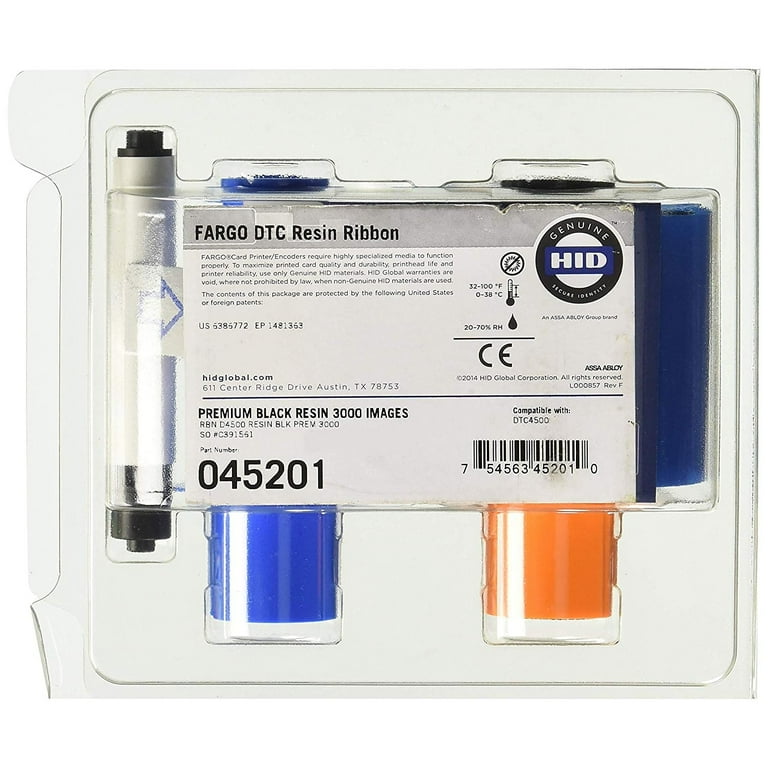 Fargo Dtc4500 Color Ribbon IDP 659863 YMCKO Full Color Ribbon