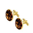 thumbnail image 2 of Broom Men Cufflinks Set for Formal Attire, Made of Stainless Steel, Ideal for Business Meetings and Weddings, 2 of 6