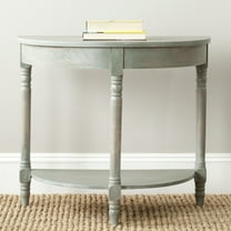 SAFAVIEH Randell Nautical Rustic Demilune Console, French Grey