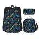thumbnail image 1 of Disketp Dinosaur Mochila Estampada de Gran Capacidad con Lonchera y Estuche, Set de 3 Piezas para Estudiantes, 1 of 7