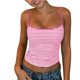 thumbnail image 2 of Neewe Women's Summer Striped Basic Tank Top Adjustable Spaghetti Straps Sleeveless Camisole Shirts, 2 of 8
