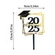 thumbnail image 4 of 5 Piece Set of Black and Gold Glitter 2025 Graduation Hat Paper Cupcake Decorations for The Class of 2025 Graduation Hat Acrylic Cake Card Selection for The Class of 2025 Graduatio, 4 of 7