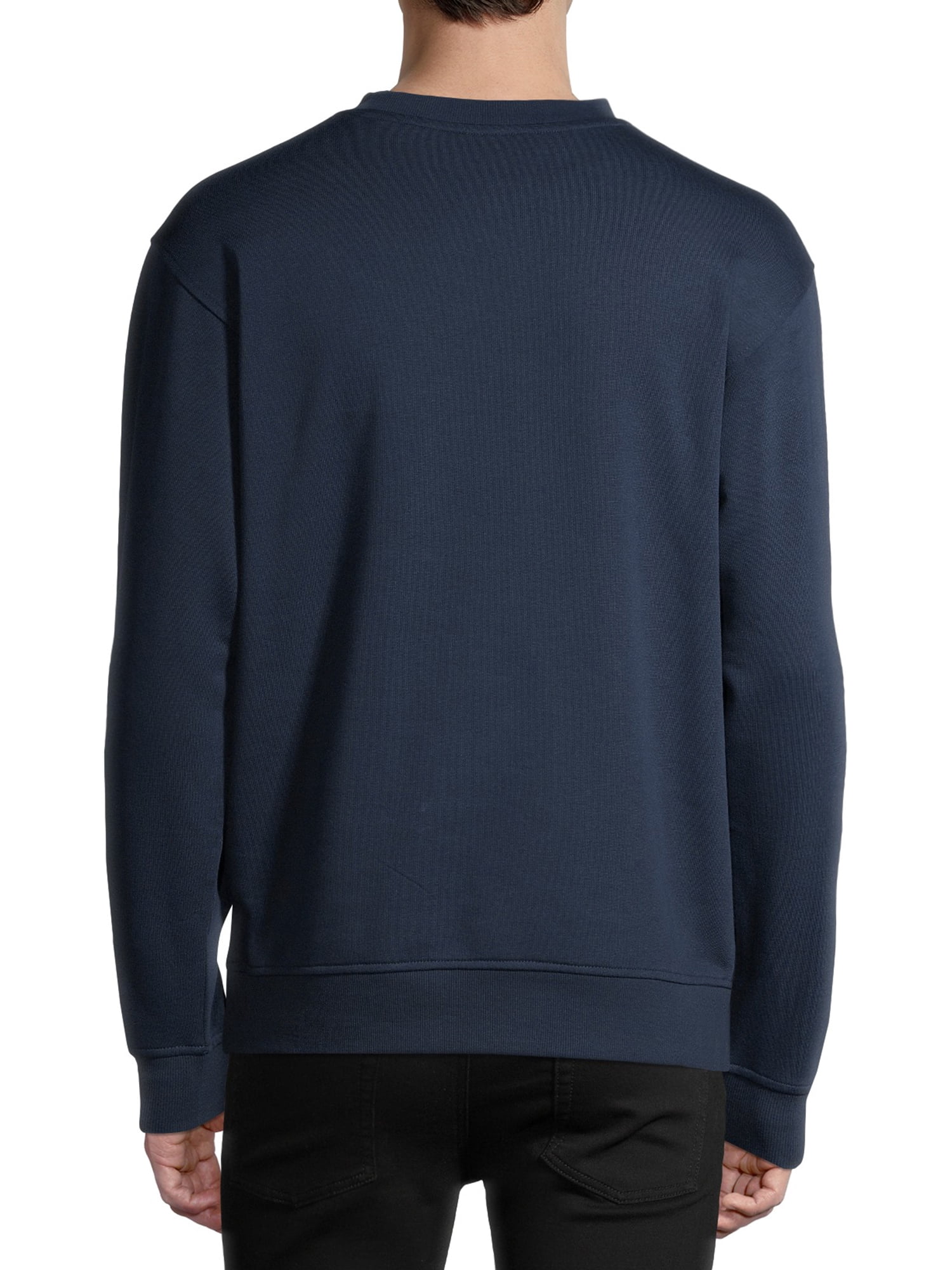 George Men's and Big Men's Long Sleeve Crew Sweatshirt, up to Size 5XL