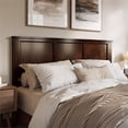 thumbnail image 1 of Pemberley Row Solid Wood Walnut Panel Headboard King Rectangular Assembled, 1 of 8