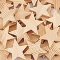 thumbnail image 5 of 30 Pcs Unfinished Wood Star Pieces 1.92" Blank Wooden Star Slices Wooden Cutouts Ornaments Natural Wood Embellishments for Drawing Art Craft Christmas and Wedding Decoration 0.29" Thick for DIY, 5 of 9