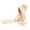Beige, variant on Daznico Waffle Knit Pom Pom Beanie and Ribbed Knit Long Scarf 2 Piece Set Lined Thermal Winter Accessories for Ladies Daily Outdoor Activities in Cold Weather