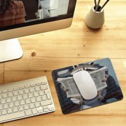 Cute Rectangle Gaming Mouse Pad, Funny Mouse Mat for Computer Desk Laptop Office Home Gaming Working Computers, Raccoon Reading News, Gift for Christmas 8x10 Inch
