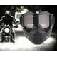 thumbnail image 1 of Máscara de anteojos para motocicleta con anteojos desmontables, máscara de motocross para motocicleta con anteojos desmontables y filtro de boca para cascos vintage (marco negro, lentes grises) esquí esquí Gafas de esquí, 1 of 5