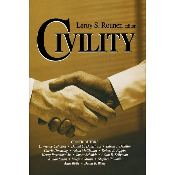 Boston University Studies in Philosophy  Civility, Book 21, (Hardcover)