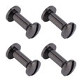 thumbnail image 1 of Binding Post Screw, Screw Rivets Easy To Bind 20 Set Arc Slotted Screw Head Zinc Alloy  for DIY PU Leather Craft Bookbinding, 1 of 7