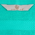 thumbnail image 4 of Eco-Friendly Cotton Bath Towel by Blue Nile Mills- 4PC Set, Turquoise, 4 of 6